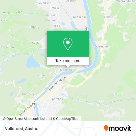 Vallofood map