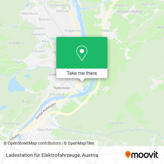 Ladestation für Elektrofahrzeuge map