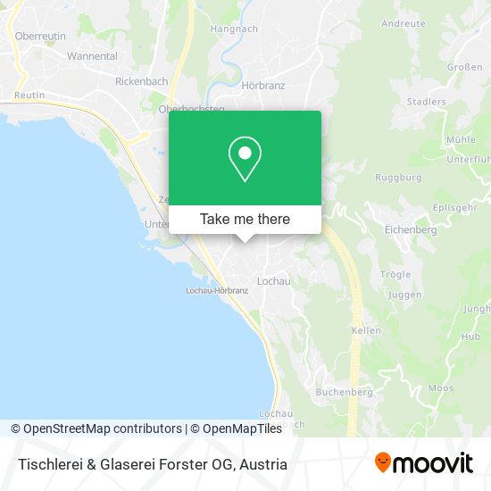 Tischlerei & Glaserei Forster OG map