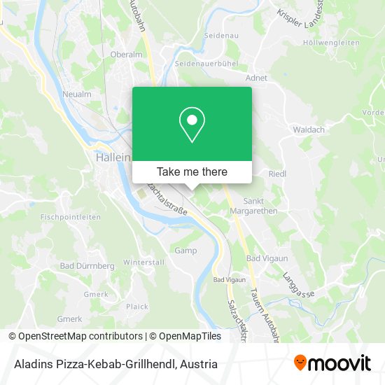 Aladins Pizza-Kebab-Grillhendl map
