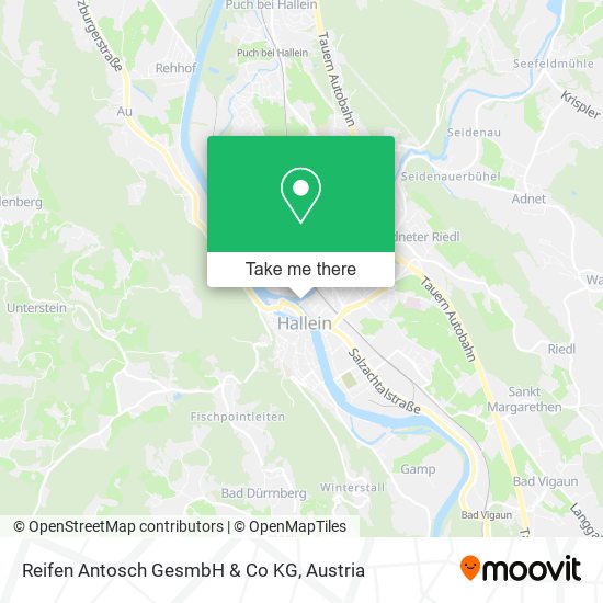 Reifen Antosch GesmbH & Co KG map