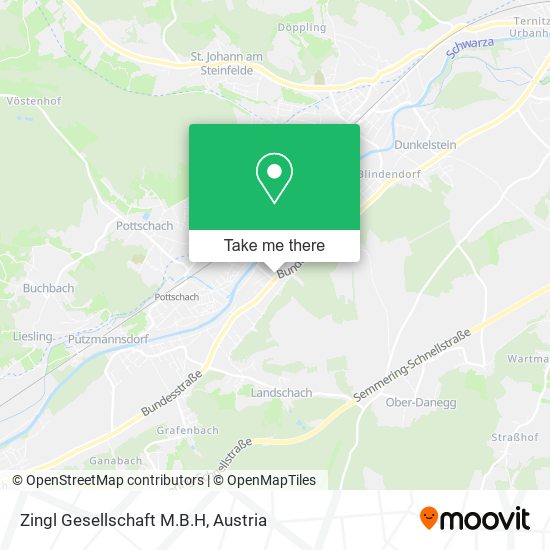 Zingl Gesellschaft M.B.H map