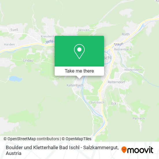 Boulder und Kletterhalle Bad Ischl - Salzkammergut map