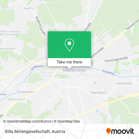 Billa Aktiengesellschaft map