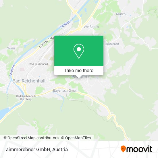 Zimmerebner GmbH map