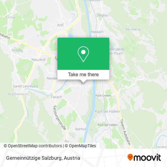 Gemeinnützige Salzburg map