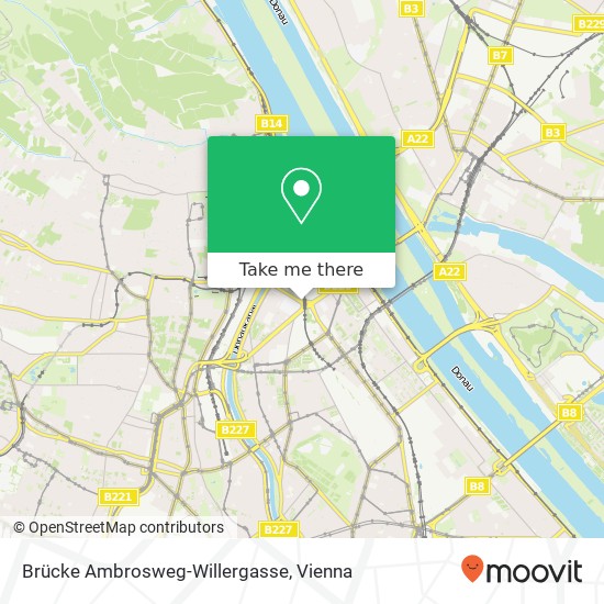 Brücke Ambrosweg-Willergasse map