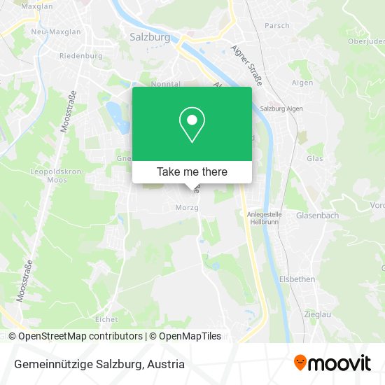 Gemeinnützige Salzburg map