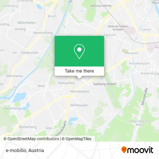 e-mobilio map