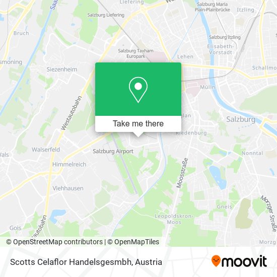 Scotts Celaflor Handelsgesmbh map