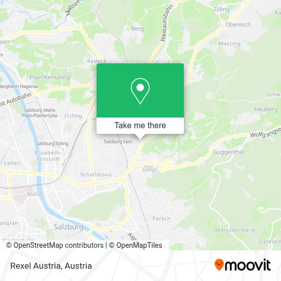 Rexel Austria map