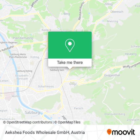 Aekshea Foods Wholesale GmbH map