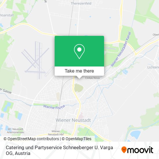 Catering und Partyservice Schneeberger U. Varga OG map