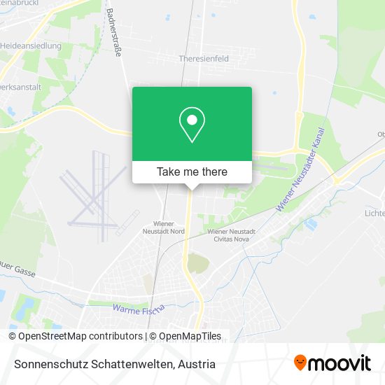 Sonnenschutz Schattenwelten map