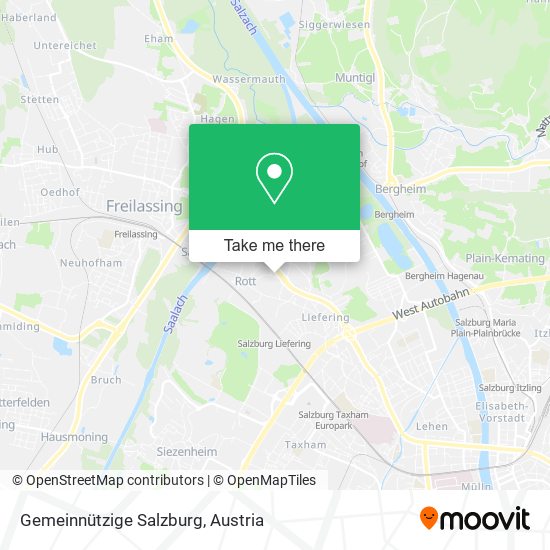 Gemeinnützige Salzburg map