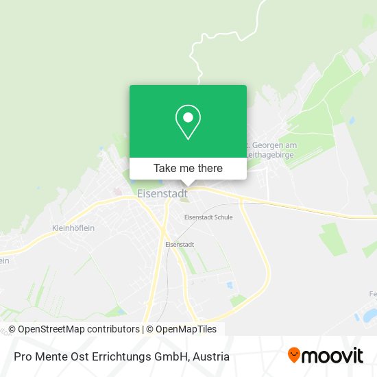Pro Mente Ost Errichtungs GmbH map