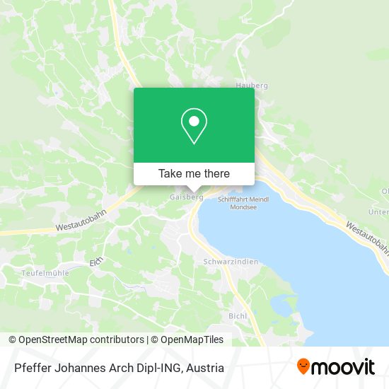 Pfeffer Johannes Arch Dipl-ING map