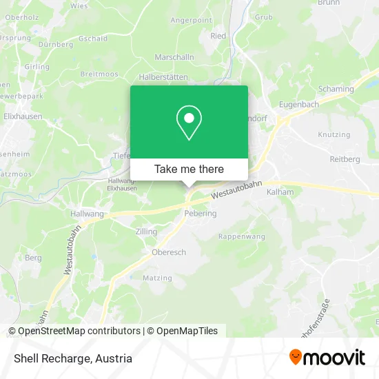 Shell Recharge map
