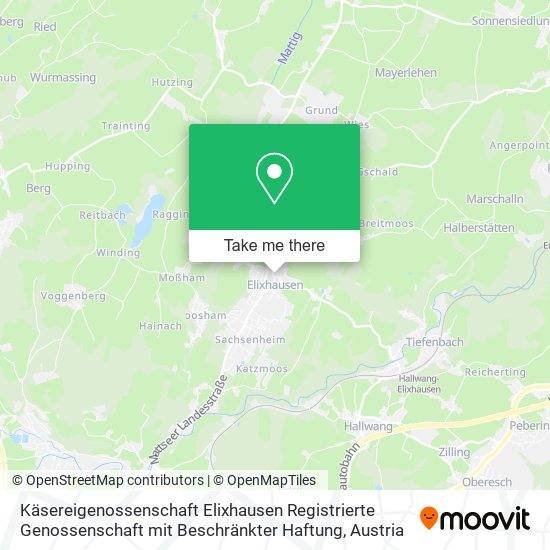 Käsereigenossenschaft Elixhausen Registrierte Genossenschaft mit Beschränkter Haftung map