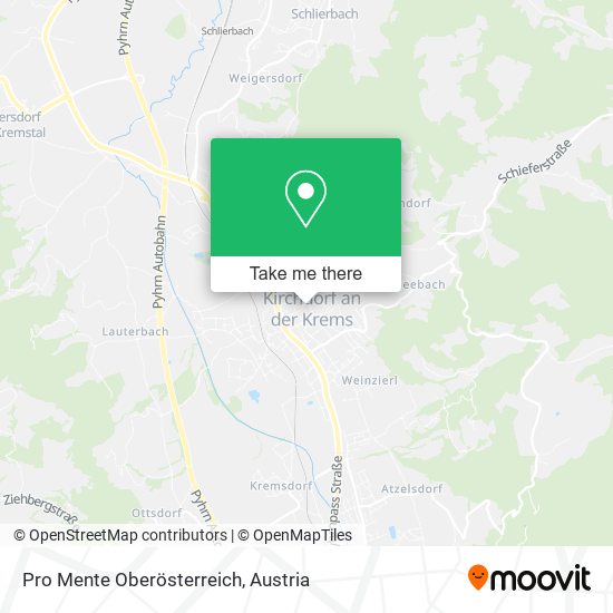 Pro Mente Oberösterreich map