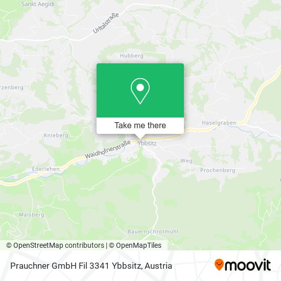 Prauchner GmbH Fil 3341 Ybbsitz map