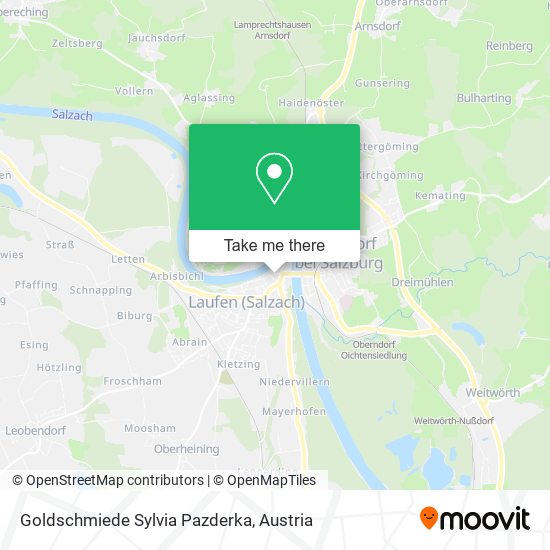 Goldschmiede Sylvia Pazderka map