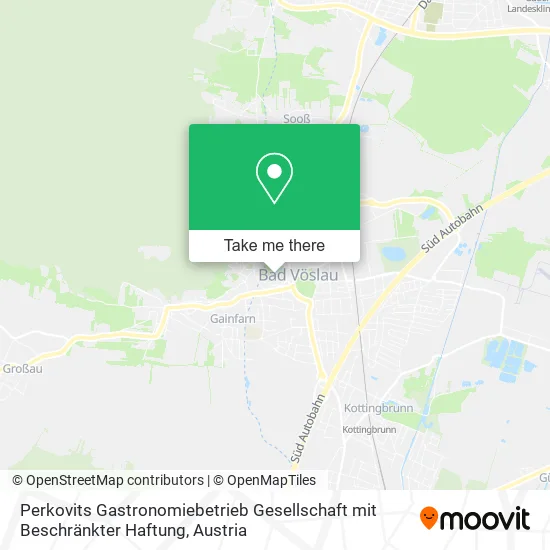 Perkovits Gastronomiebetrieb Gesellschaft mit Beschränkter Haftung map