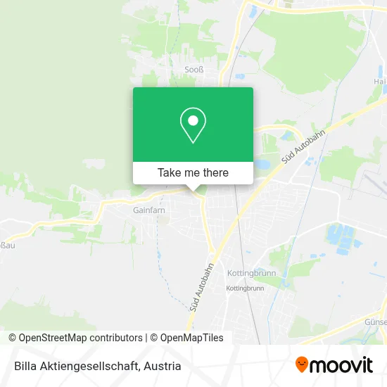 Billa Aktiengesellschaft map