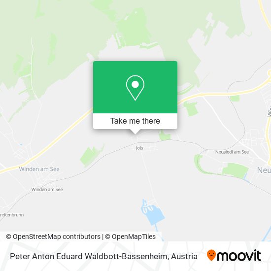 Peter Anton Eduard Waldbott-Bassenheim map