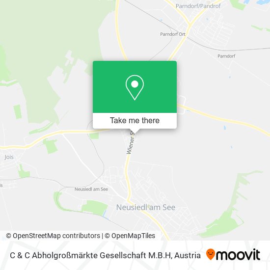 C & C Abholgroßmärkte Gesellschaft M.B.H map