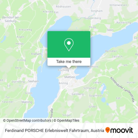 Ferdinand PORSCHE Erlebniswelt Fahrtraum map