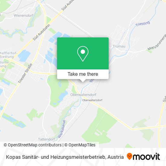 Kopas Sanitär- und Heizungsmeisterbetrieb map