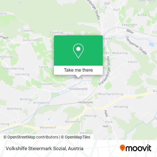 Volkshilfe Steiermark Sozial map