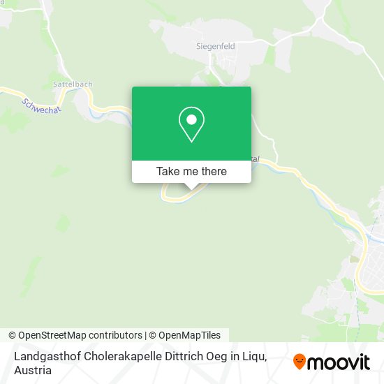 Landgasthof Cholerakapelle Dittrich Oeg in Liqu map