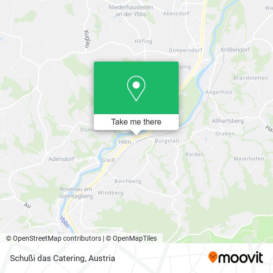 Schußi das Catering map