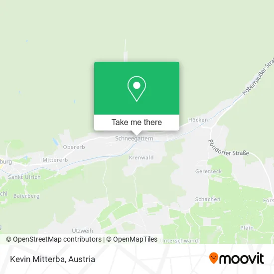 Kevin Mitterba map