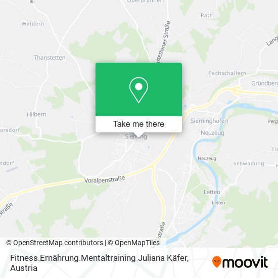 Fitness.Ernährung.Mentaltraining Juliana Käfer map