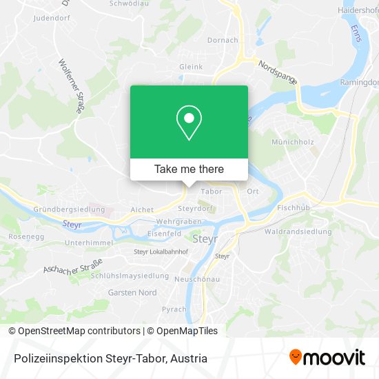 Polizeiinspektion Steyr-Tabor map