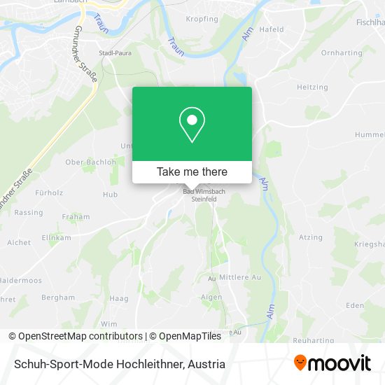 Schuh-Sport-Mode Hochleithner map