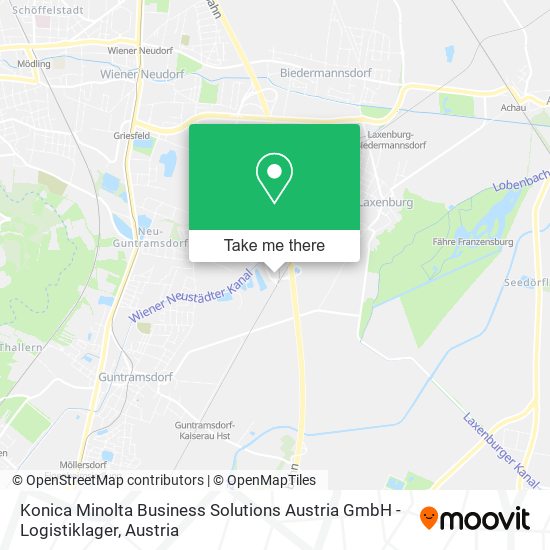 Konica Minolta Business Solutions Austria GmbH - Logistiklager map