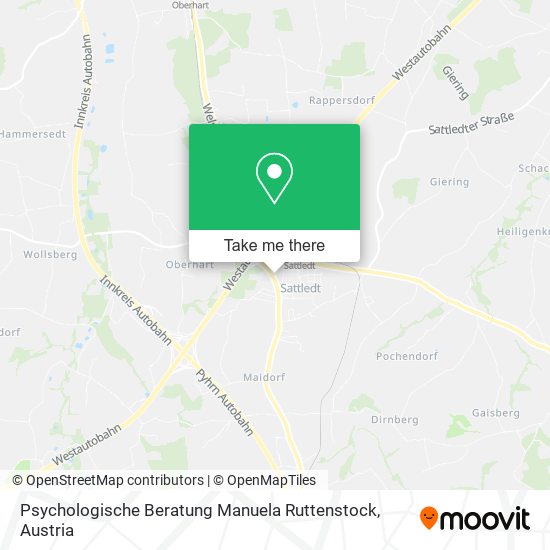 Psychologische Beratung Manuela Ruttenstock map
