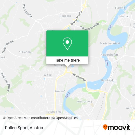 Polleo Sport map