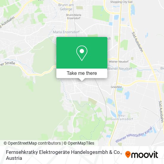 Fernsehkratky Elektrogeräte Handelsgesmbh & Co. map