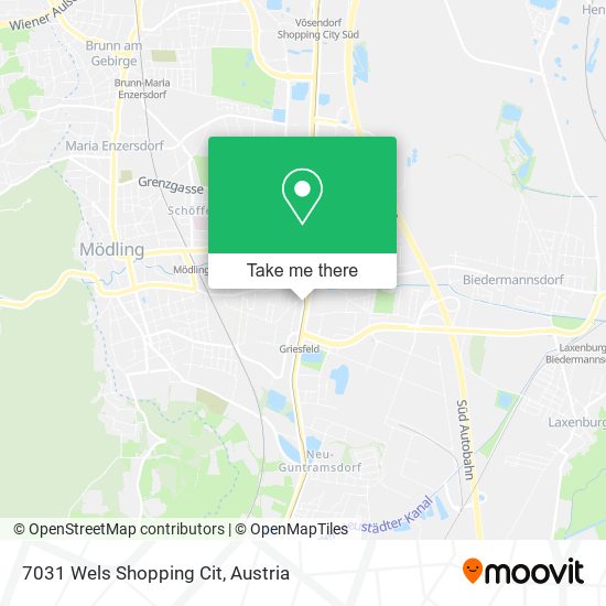 7031 Wels Shopping Cit map