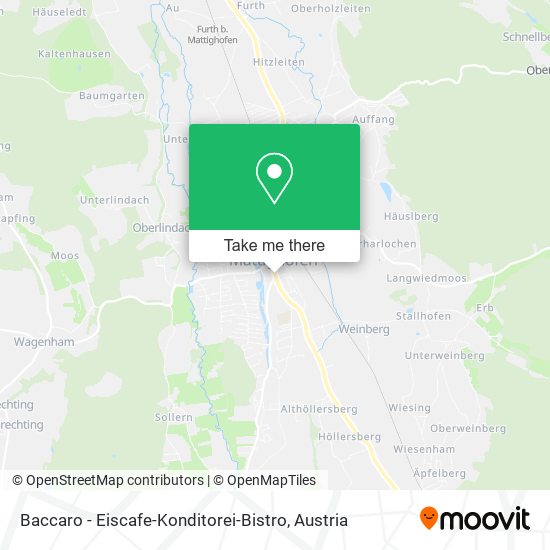 Baccaro - Eiscafe-Konditorei-Bistro map