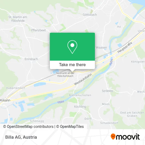 Billa Aktiengesellschaft map