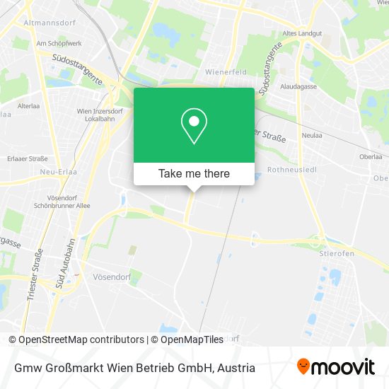 Gmw Großmarkt Wien Betrieb GmbH map