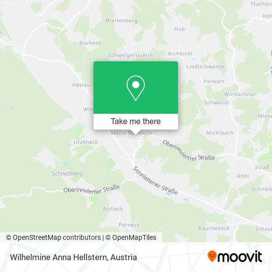 Wilhelmine Anna Hellstern map