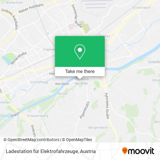 Ladestation für Elektrofahrzeuge map