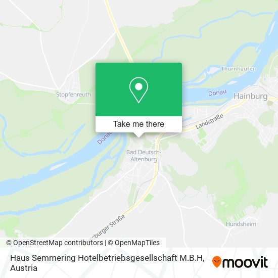 Haus Semmering Hotelbetriebsgesellschaft M.B.H map